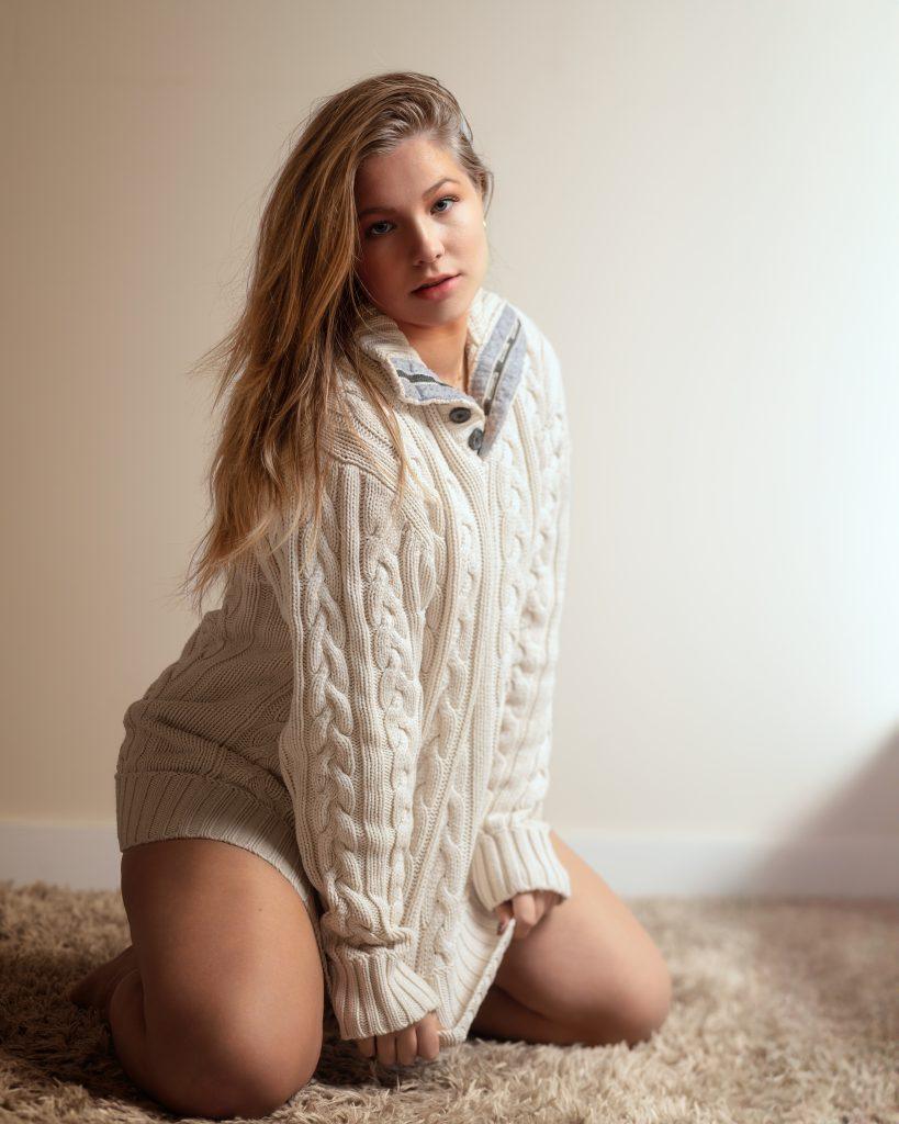 Portret met studioflitslicht